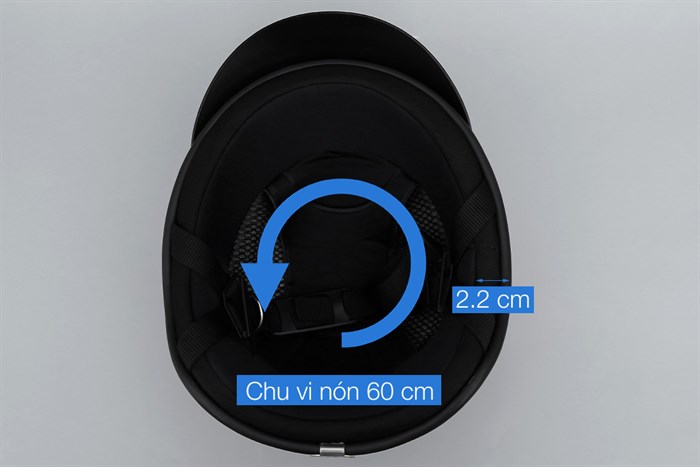 Mũ 1/2 size L Delites ATN04 Đỏ mờ Màu Đỏ