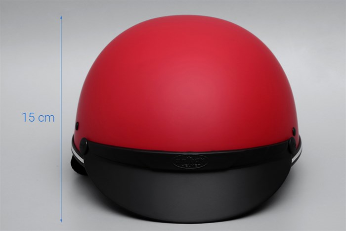 Mũ 1/2 size L Delites ATN04 Đỏ mờ Màu Đỏ