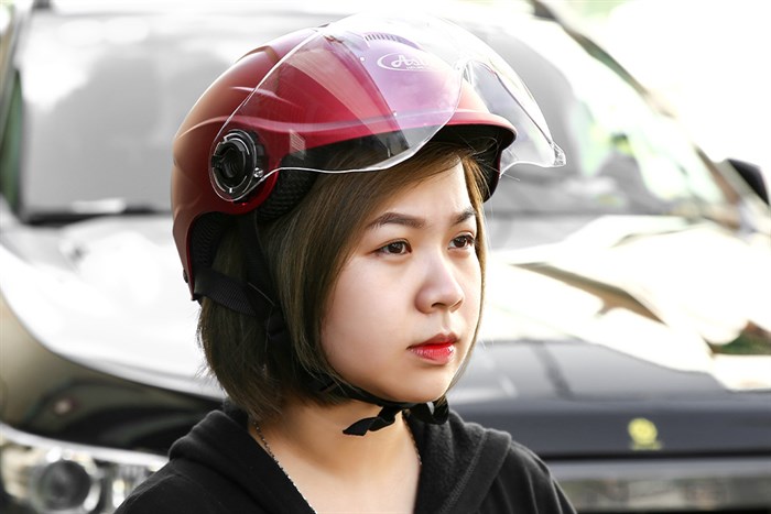 Mũ 1/2 size L Asia MT-179K đỏ Màu Đỏ