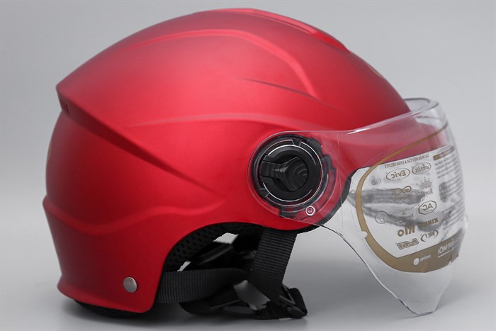 Mũ 1/2 size L Asia MT-179K đỏ Màu Đỏ