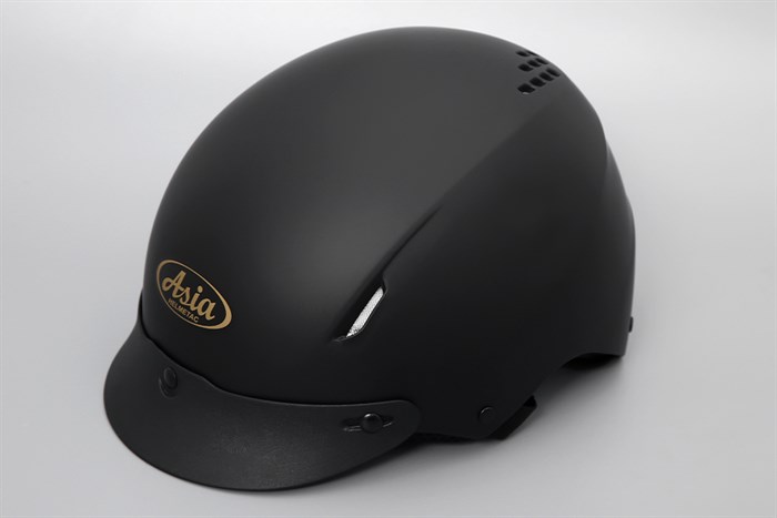 Mũ 1/2 size L Asia MT-155 đen mờ Màu Đen