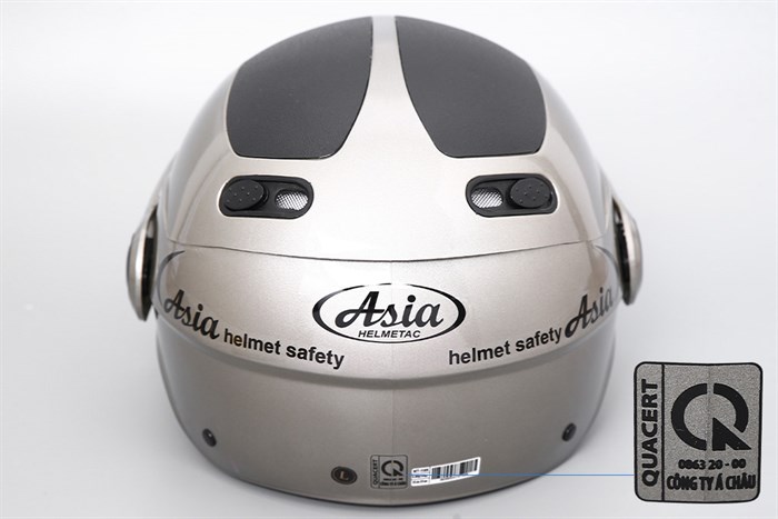 Mũ 1/2 size L Asia MT-118K xám Màu Xám