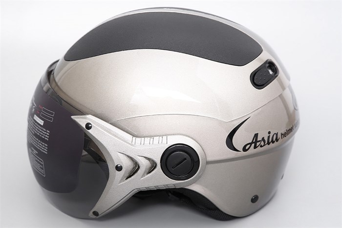 Mũ 1/2 size L Asia MT-118K xám Màu Xám