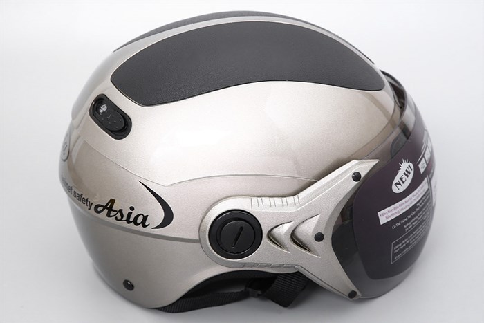 Mũ 1/2 size L Asia MT-118K xám Màu Xám