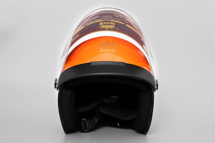 Mũ trẻ em 3/4 size S Royal M20KS cam Màu Cam