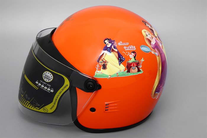 Mũ trẻ em 3/4 size S Royal M20KS cam Màu Cam