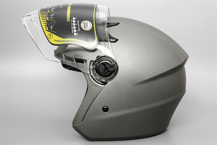 Mũ 3/4 size L Royal M268 xám mờ Màu Xám