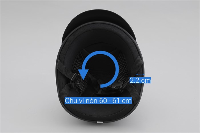 Mũ 1/2 size L Delites ATN04 xanh lá Màu Xanh lá