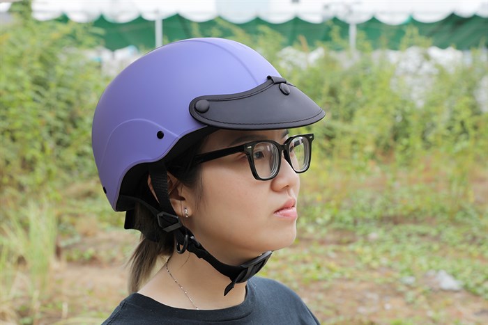 Mũ 1/2 size L Delites ATN05 tím xanh Màu Xanh tím