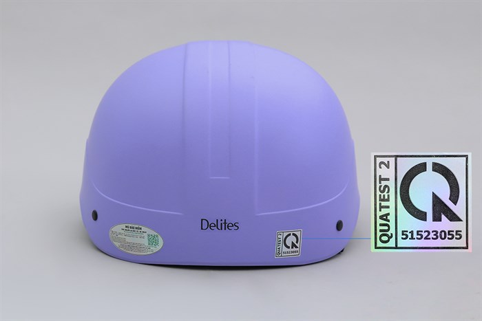 Mũ 1/2 size L Delites ATN05 tím xanh Màu Xanh tím