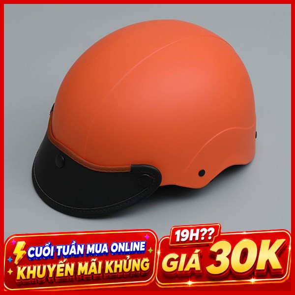 Mũ 1/2 size XL Delites ATN05 cam gạch