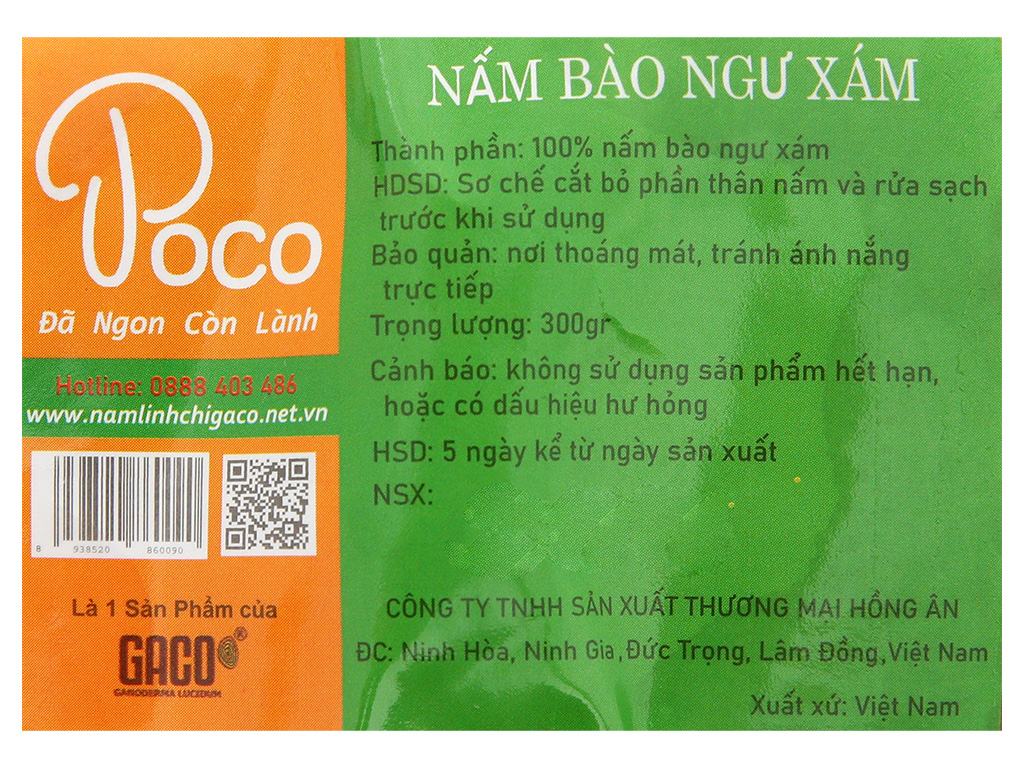 Nấm bào ngư xám gói 300g 19