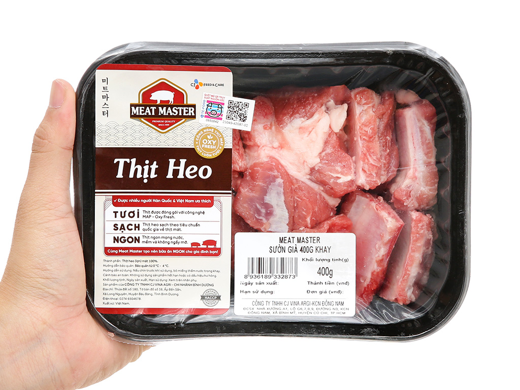 Sườn già heo Meat Master 400g (8-10 miếng) 22