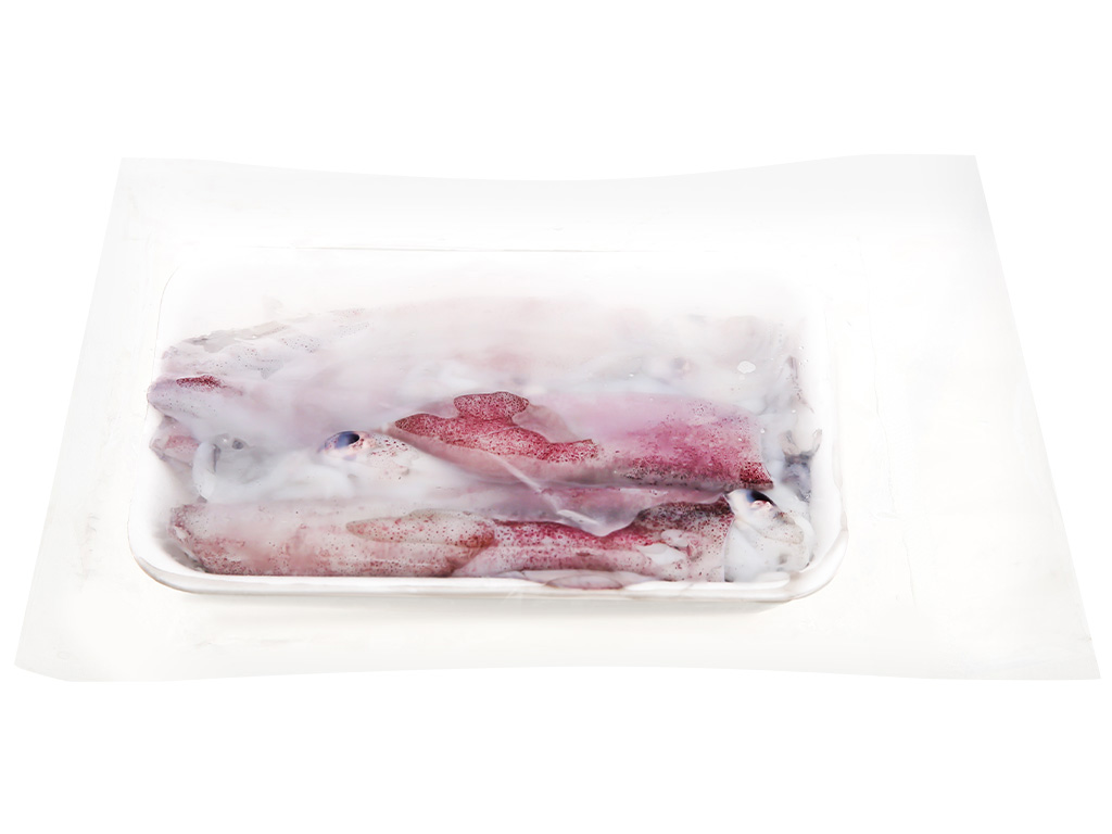 Mực ống nguyên con khay 500g (10 - 13 con) 5