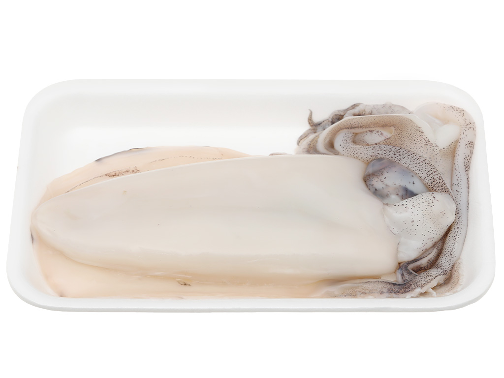 Mực lá nguyên con khay 500g 3