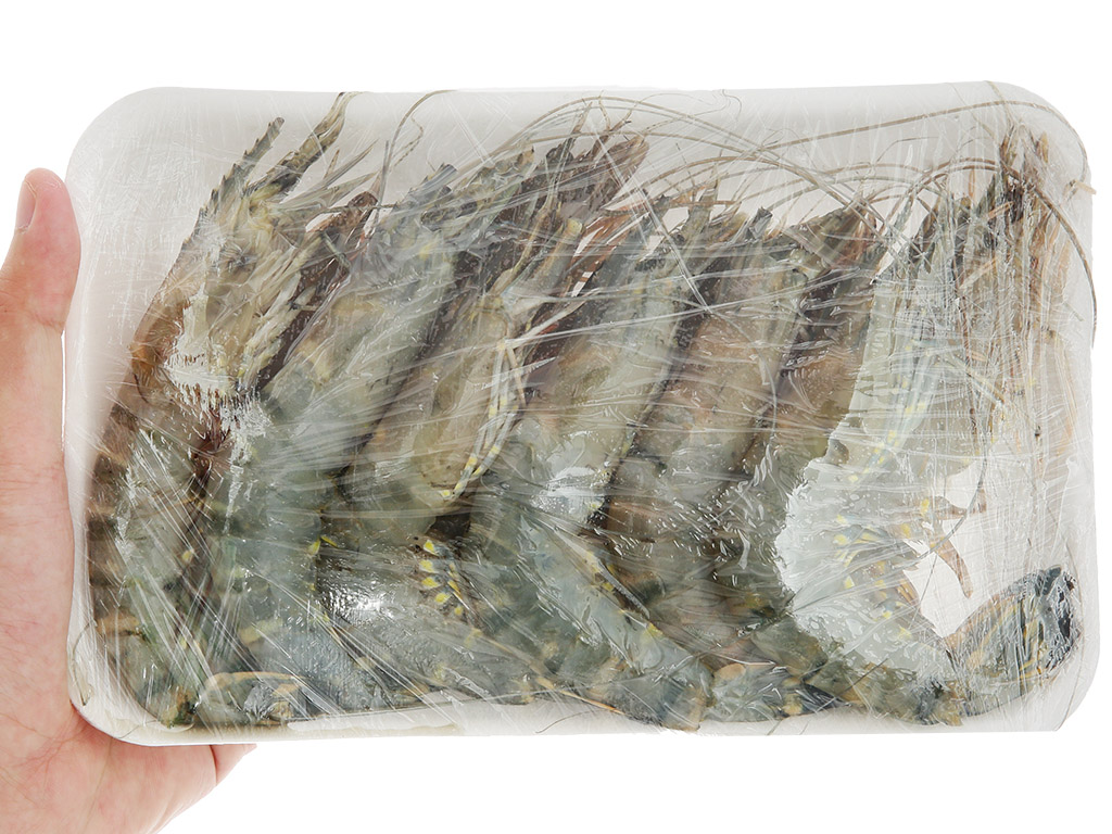 Tôm sú nguyên con khay 500g (10 - 13 con) 8