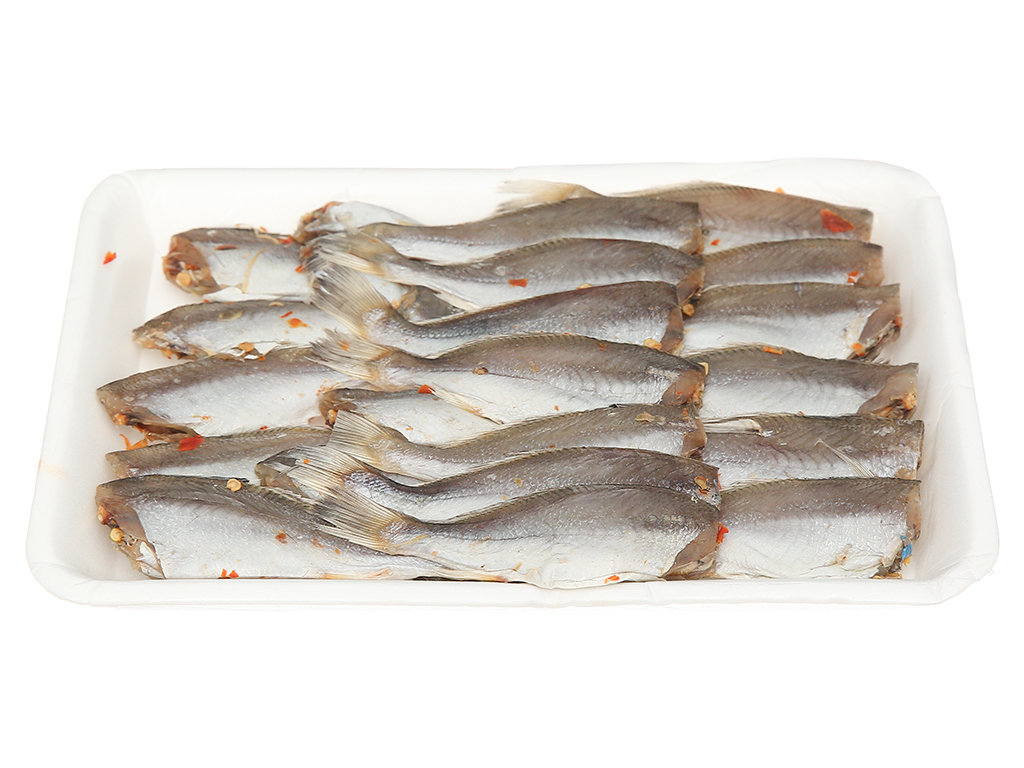 Khô cá đù sữa tẩm ớt khay 200g (30 - 36 con) 2