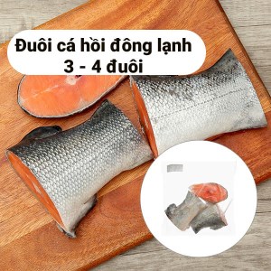 Đuôi cá hồi đông lạnh 500g (3 - 4 đuôi)