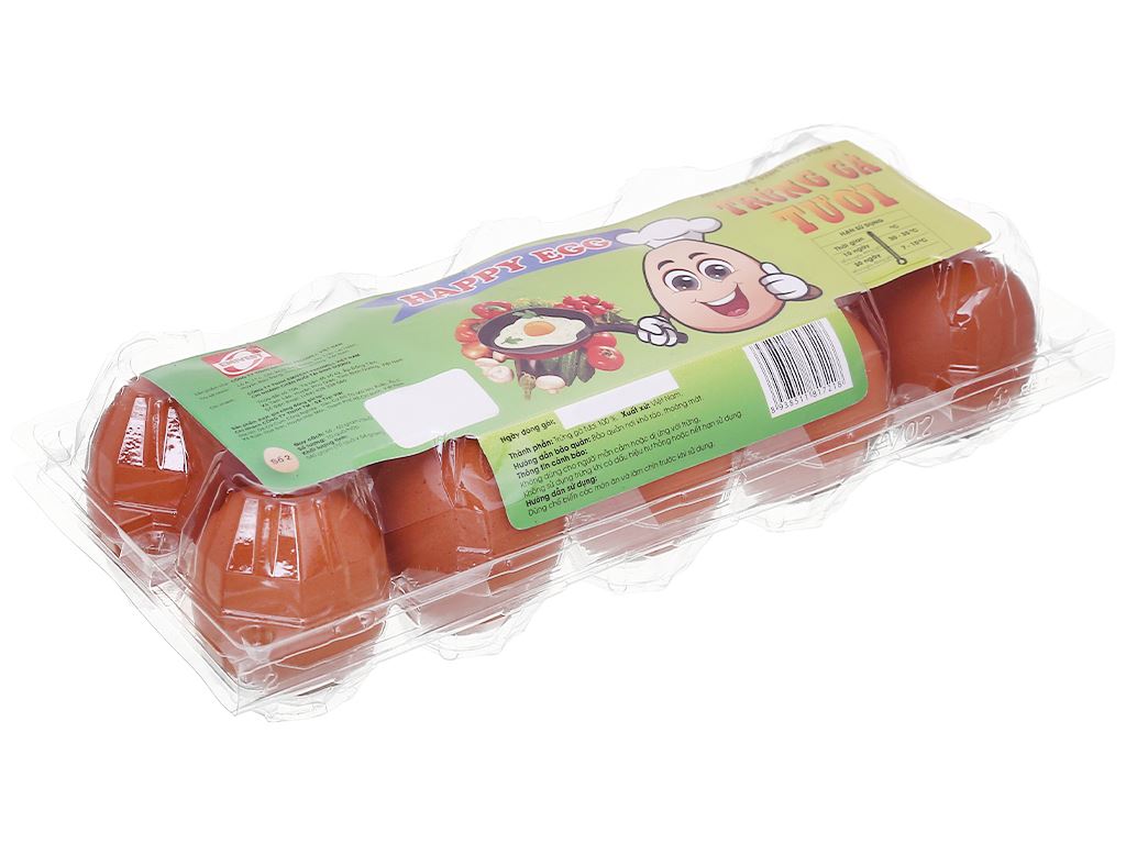 Trứng gà Happy Egg hộp 10 quả 2