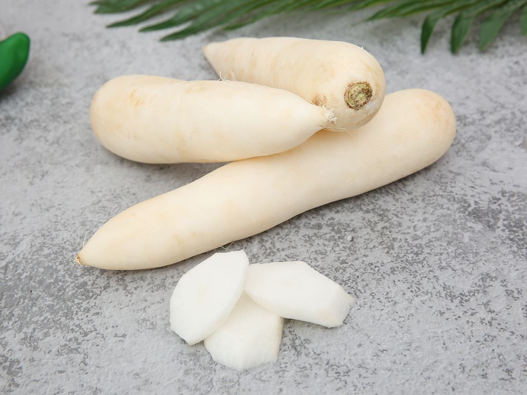 Củ cải trắng túi lưới 500g (4-6 củ) 1