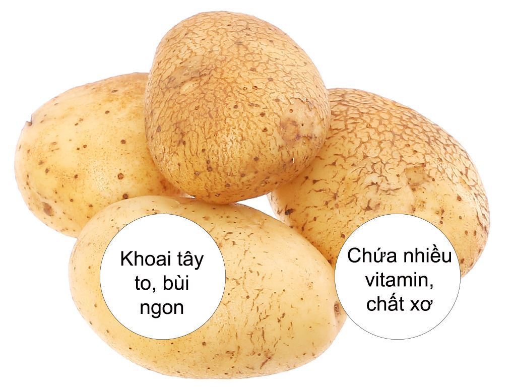 Khoai tây túi 500g (3 - 7 củ) 6