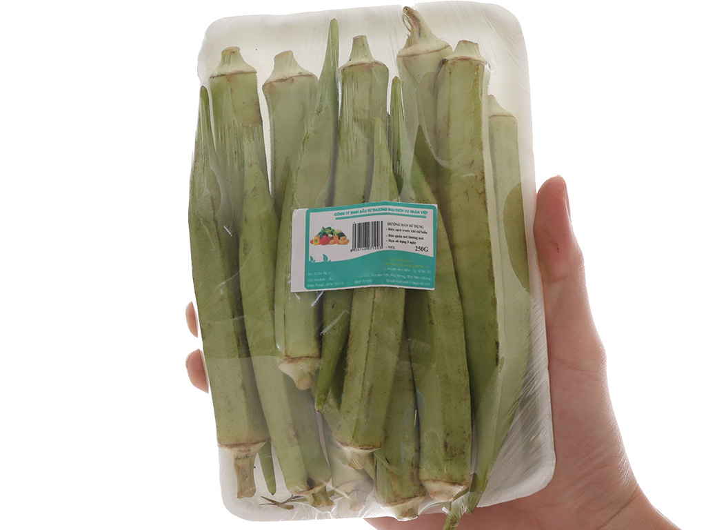 Đậu bắp khay 250g (12 - 18 trái) 21