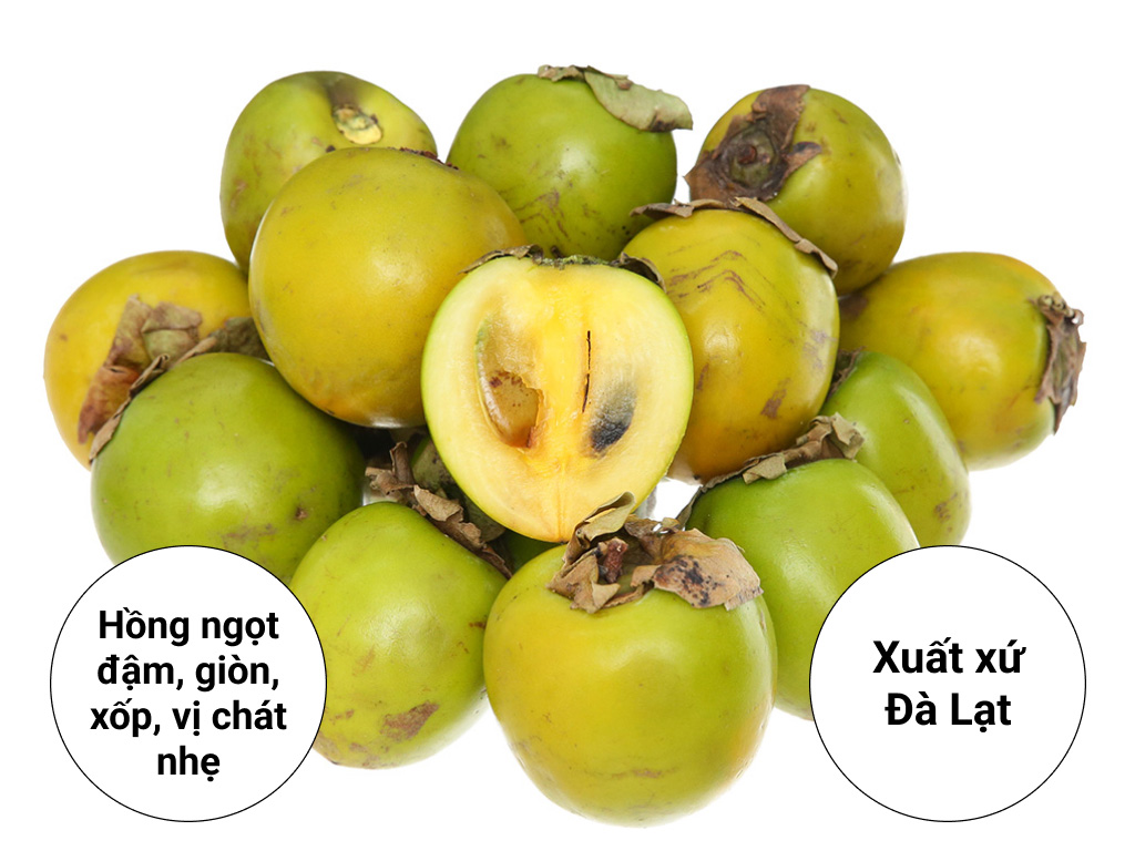 Hồng Giòn Trứng Lốc 1Kg (12 - 15 Trái)