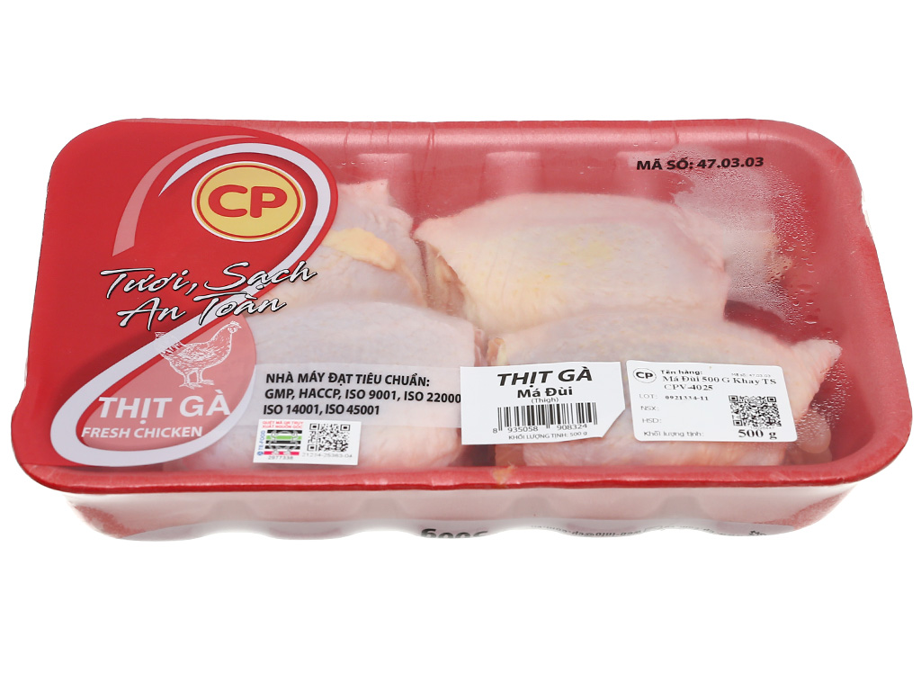 Má đùi gà C.P khay 500g (3-5 cái) 2