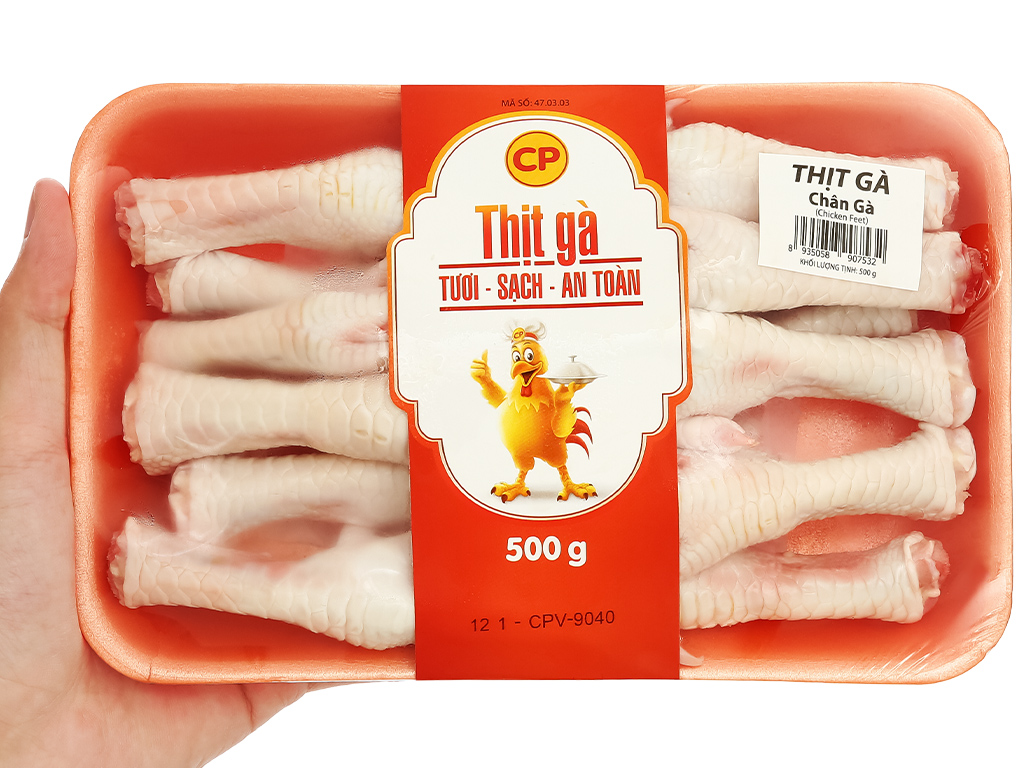 Chân gà C.P khay 500g (10-12 cái) 17