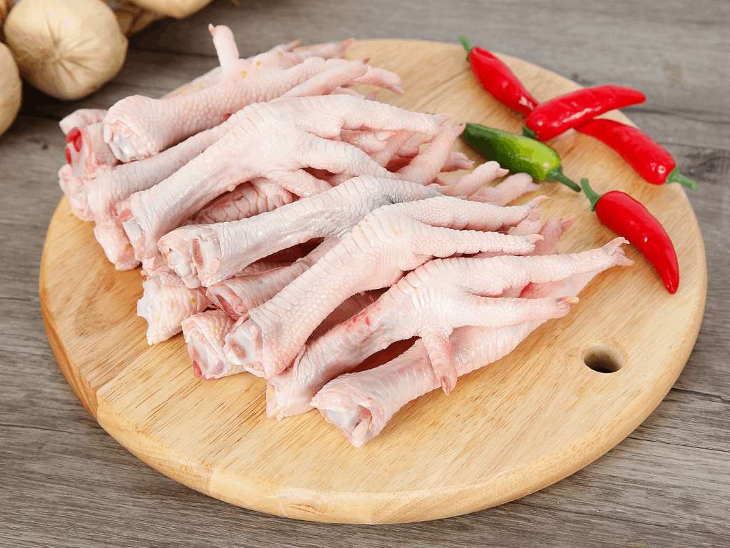 Chân gà nhập khẩu đông lạnh khay 500g (13-15 cái) 0