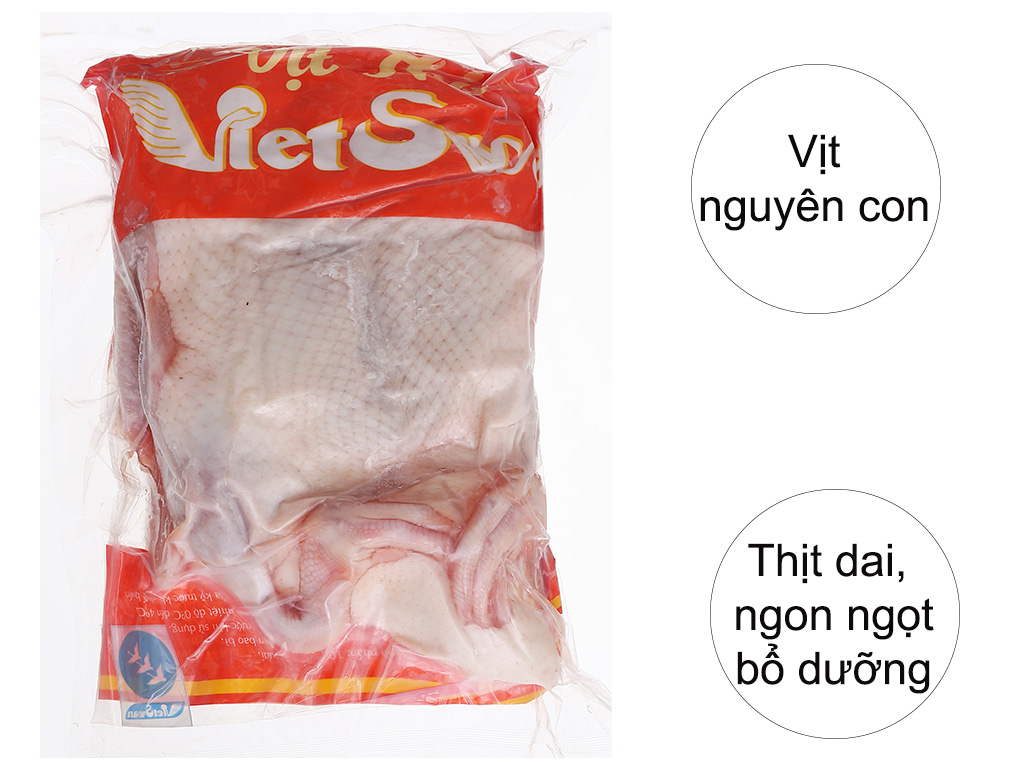 Vịt nguyên con Vietswan túi 2.4kg 1