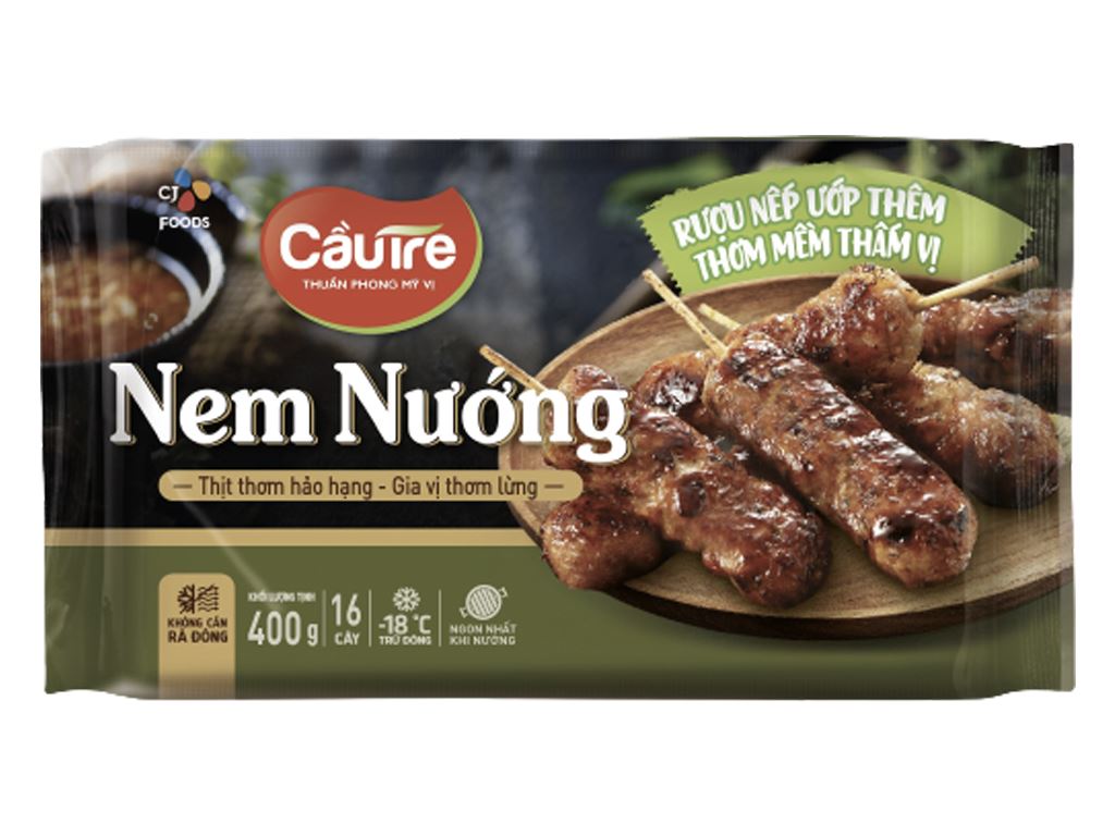 Nem nướng xiên que Cầu Tre gói 400g 1