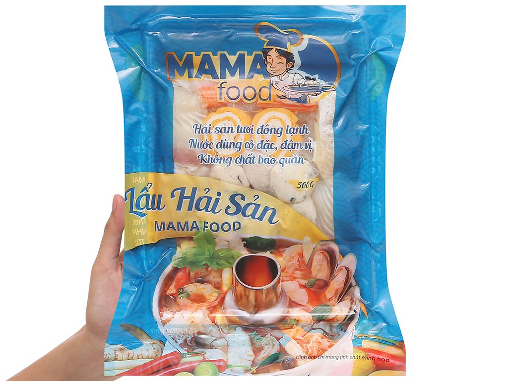 Lẩu hải sản Mama Food gói 500g 5