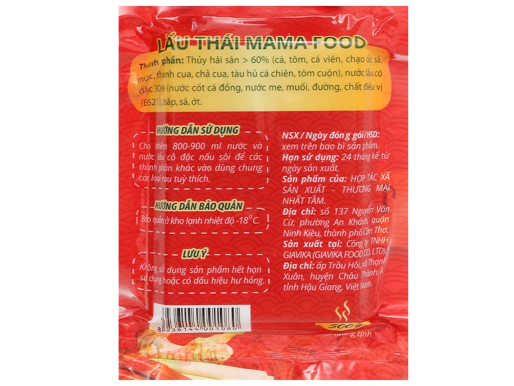 Lẩu thái Mama Food gói 500g 3