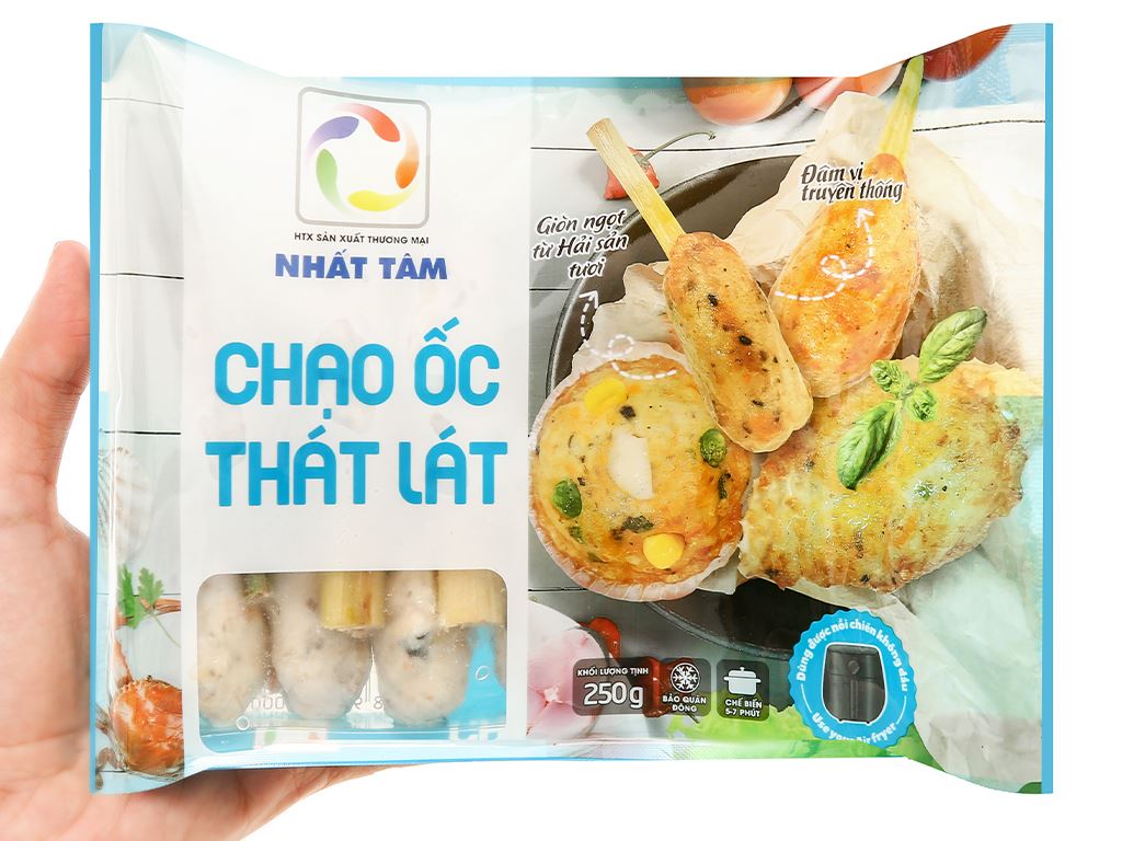 Chạo ốc thát lát Nhất Tâm gói 250g 5