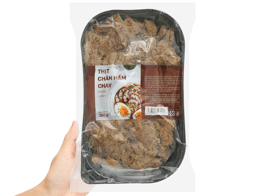 Thịt chân nấm chay Trần Gia khay 300g 5