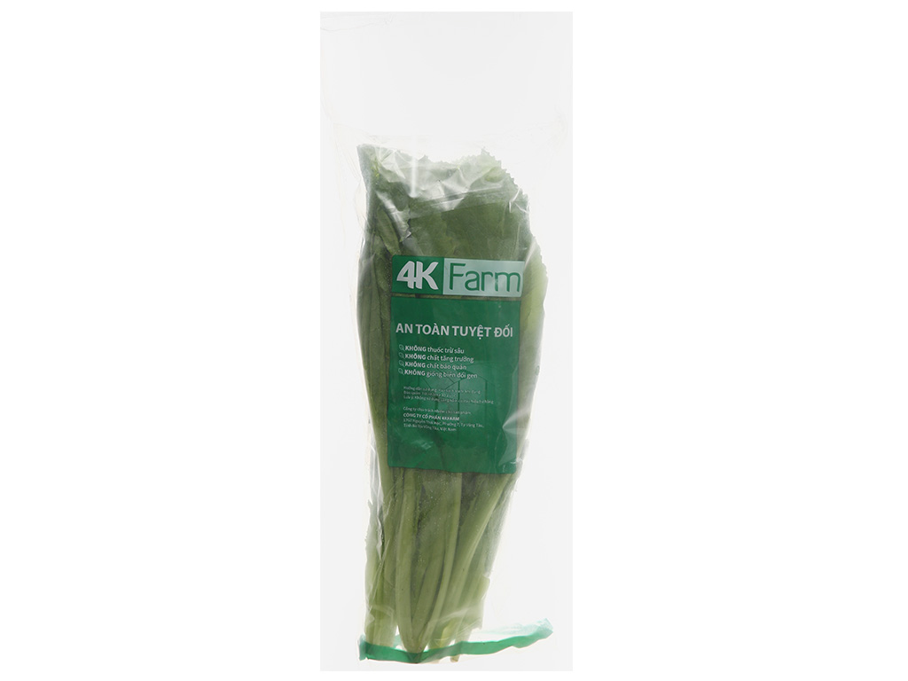 Cải bẹ xanh 4KFarm gói 500g 17