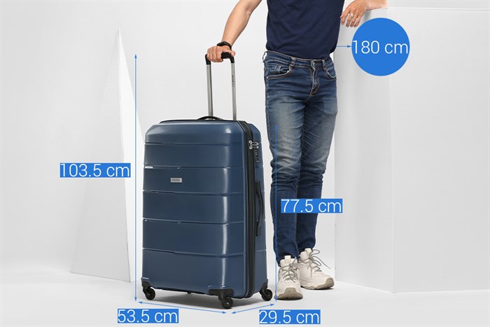 Vali nhựa 30 inch Stargo Jasper Z30 (Navy)