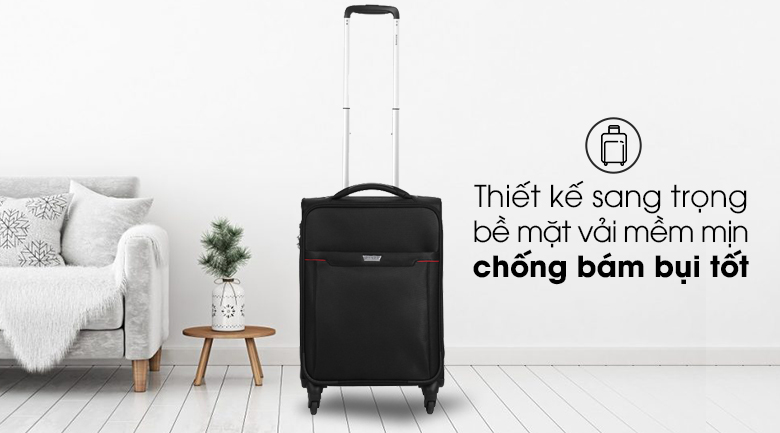 Vali vải 5 tấc Sakos Starline 5 FG00 (Đen)