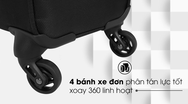 Vali vải 5 tấc Sakos Starline 5 FG00 (Đen)