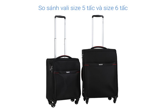 Vali vải 5 tấc Sakos Starline 5 FG00 (Đen)