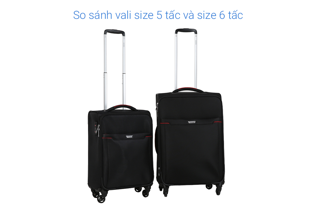Vali vải 5 tấc Sakos Starline 5 FG00 (Đen) Màu Đen