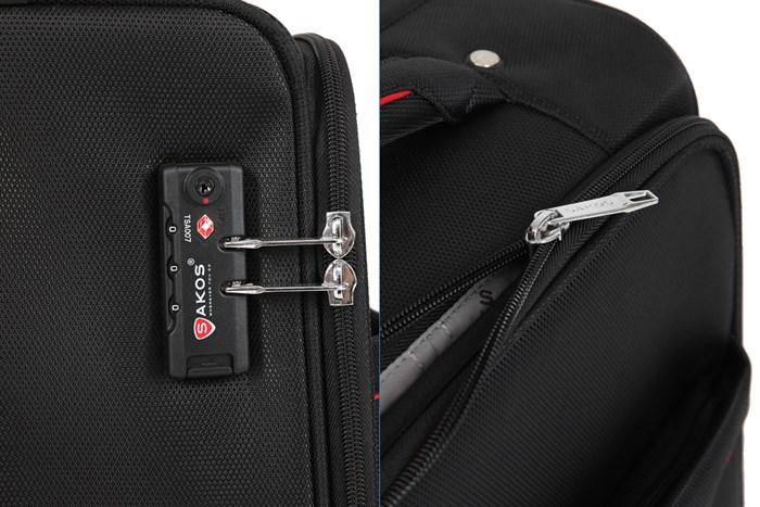 Vali vải 5 tấc Sakos Starline 5 FG00 (Đen)