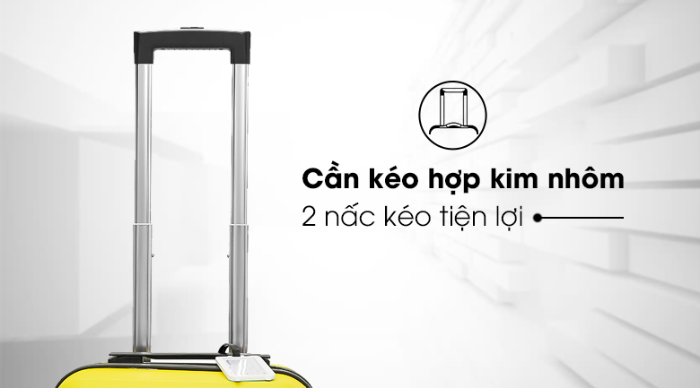 Vali nhựa 20 inch Hùng Phát 699 (Vàng)