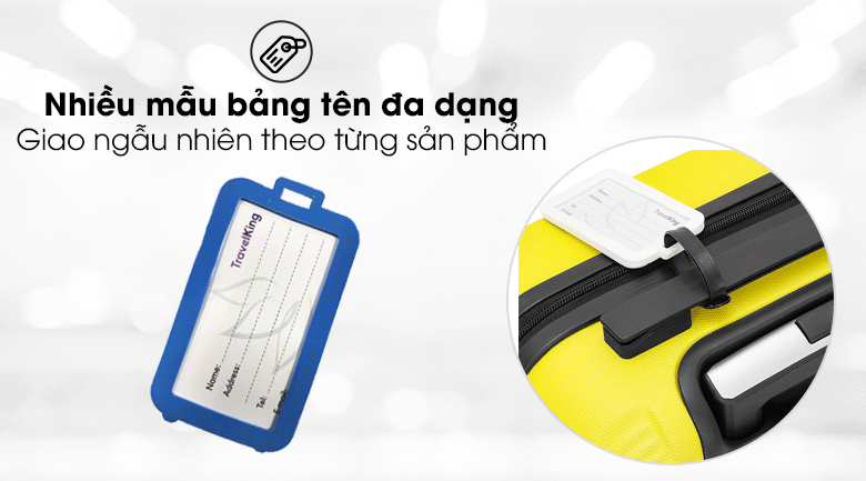 Vali nhựa 20 inch Hùng Phát 699 (Vàng)