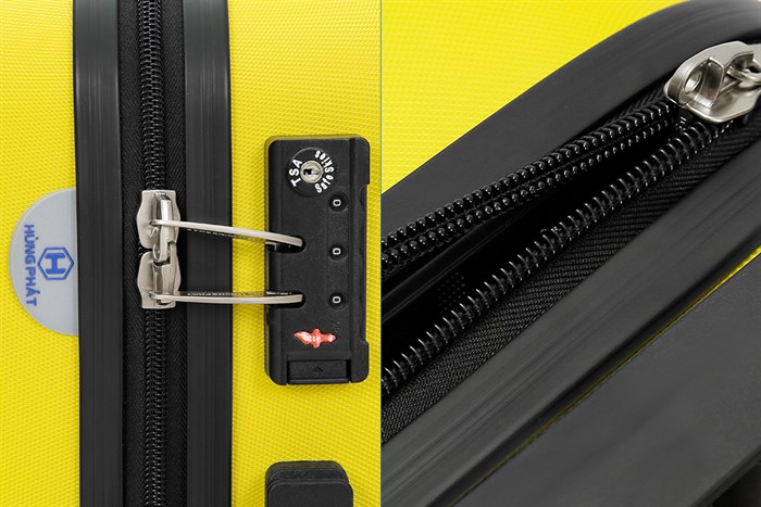 Vali nhựa 20 inch Hùng Phát 699 (Vàng)