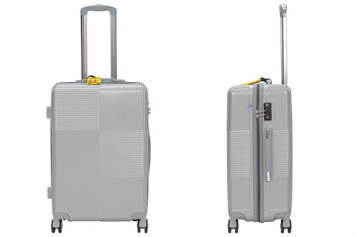 Vali nhựa 24 inch Hùng Phát 698 (Bạc)