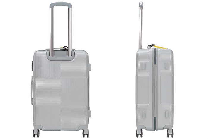 Vali nhựa 24 inch Hùng Phát 698 (Bạc)