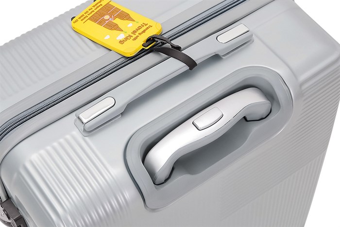 Vali nhựa 24 inch Hùng Phát 698 (Bạc)