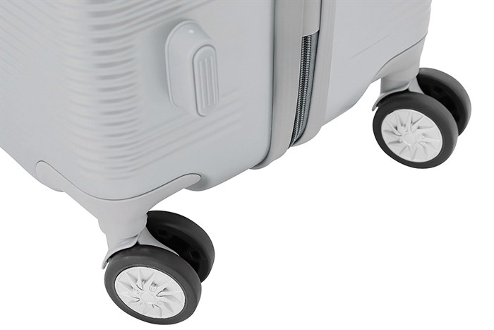 Vali nhựa 24 inch Hùng Phát 698 (Bạc)